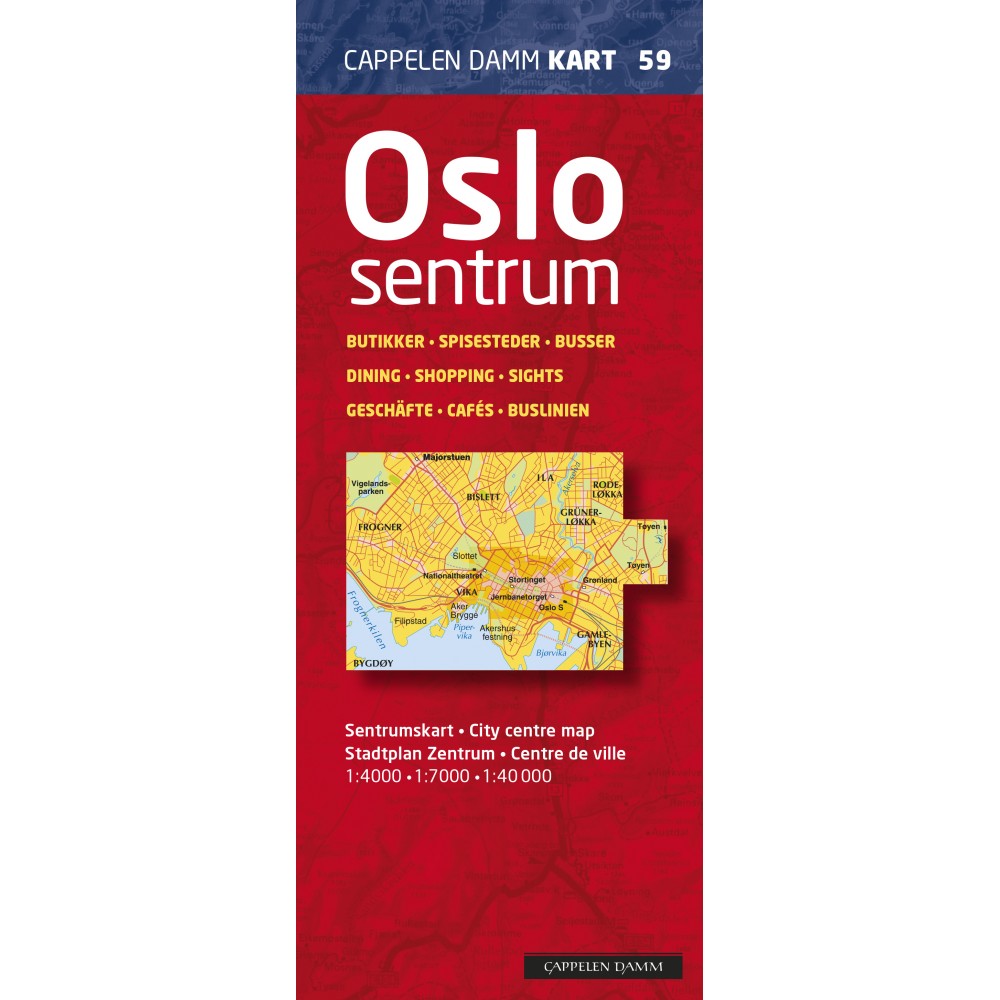 Oslo sentrum bykart